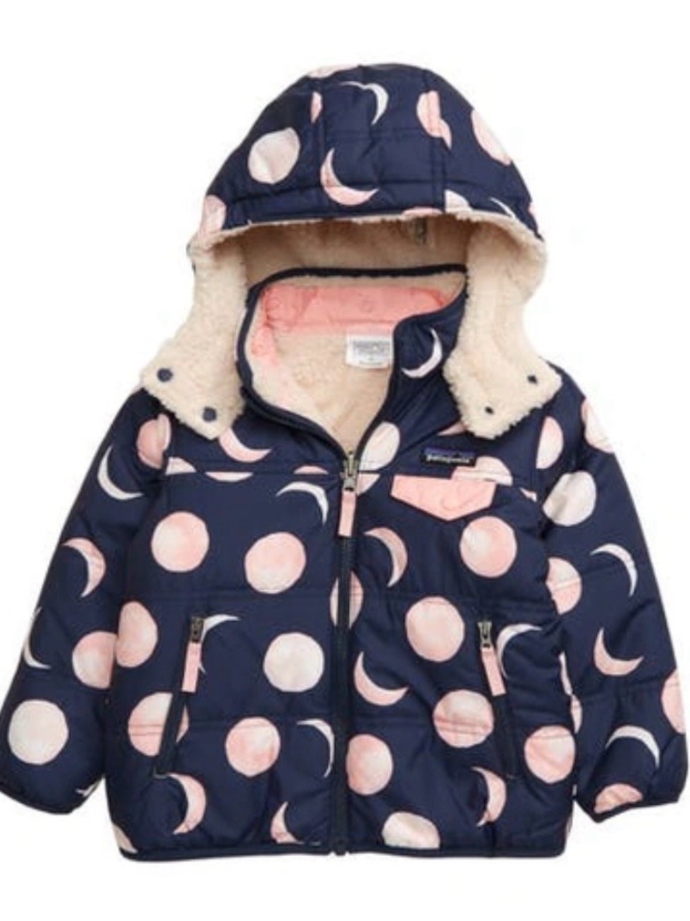 Patagonia Reversible Tribbles Hooded Jacket - Toddler Girls'